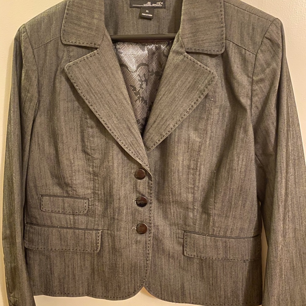 Willi Smith XL Grey Blazer